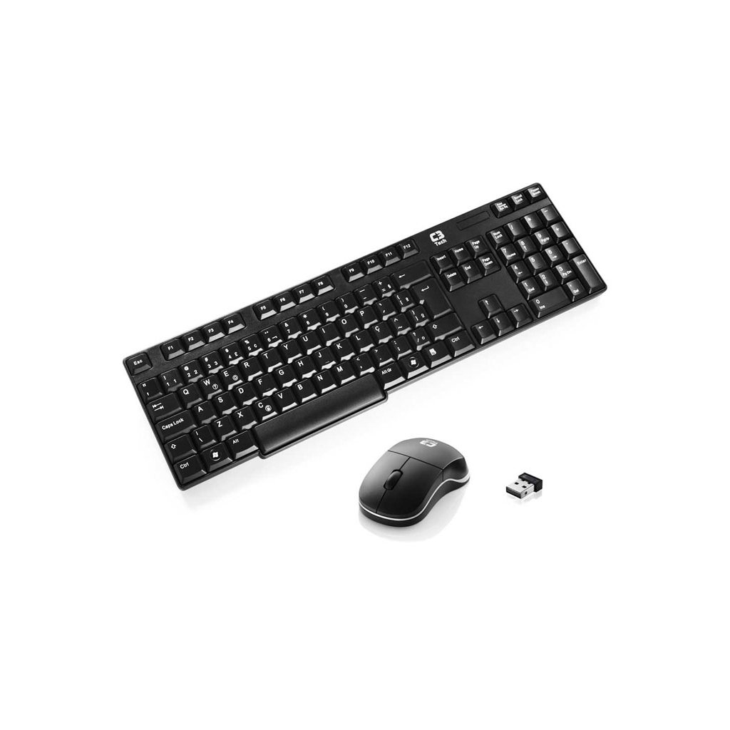 Teclado + Mouse S/ Fio Multilaser